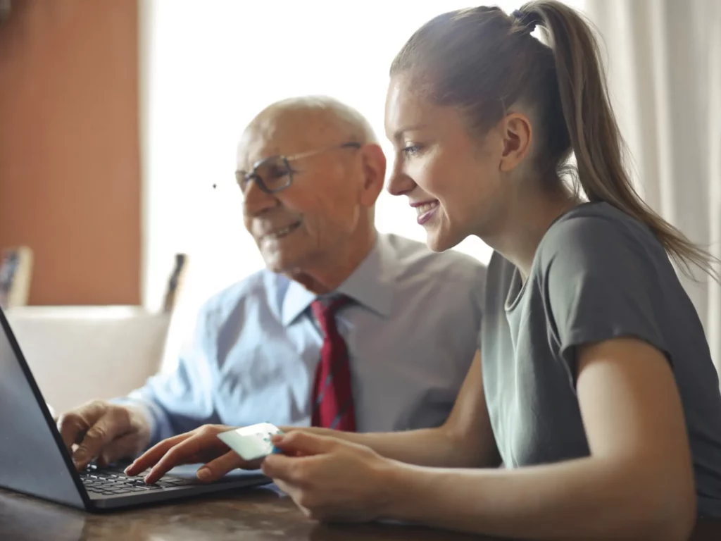 EnerWisely, picture,  Happy Woman using the app to save energy, save money, help the planet.