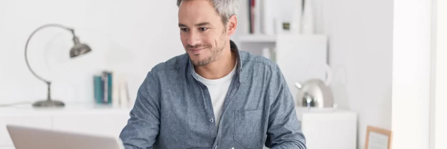 Mature man happy and smiling, Compare light plans, switch and save up to thousands, EnerWisely, Power Next Texas