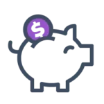 EnerWisely, Piggy bank smiling, The smart app to reduce your energy bills and your carbon footprint