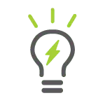 Icon, lights, EnerWisely, take the free online energy audit and get personalized saving tips