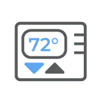 Icon Thermostat, EnerWisely, take the free online energy audit and get personalized saving tips